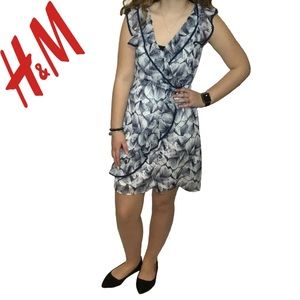 H&M Faux wrap dress, sz 2